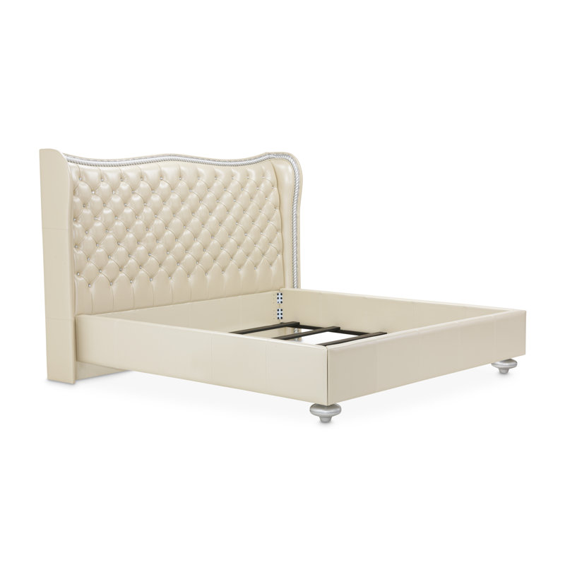 Hollywood Swank Upholstered Bed, King