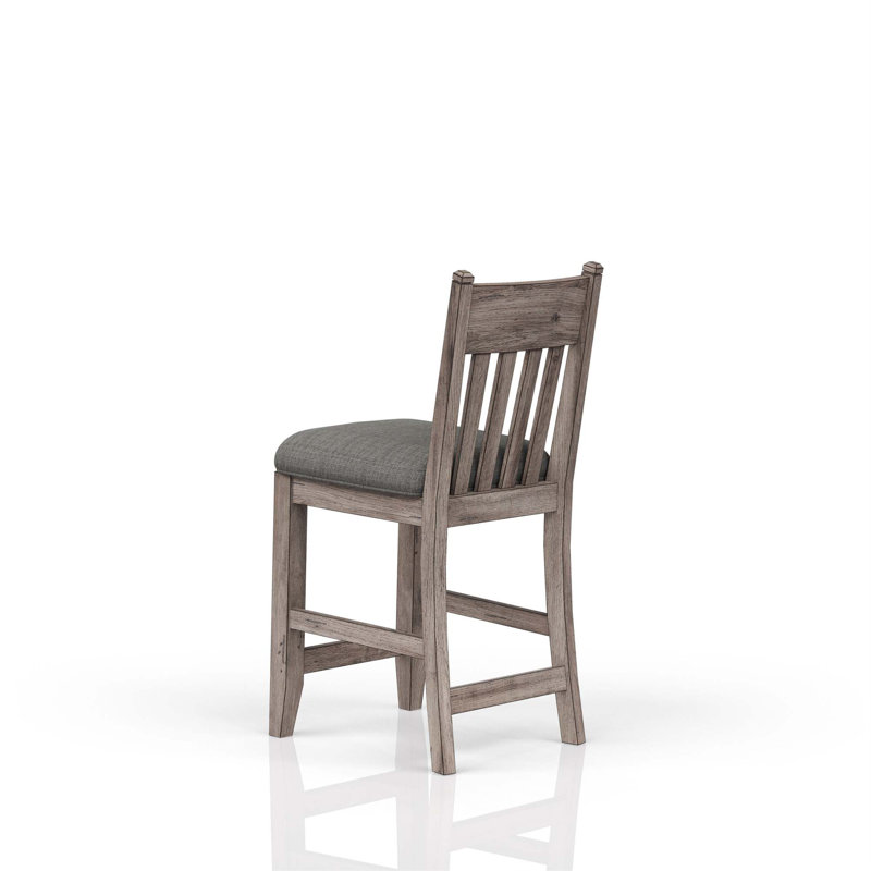 Ensemble de 2 tabourets de comptoir rustiques