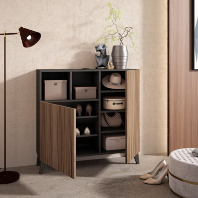 Moss 12 Pair Shoe Storage Cabinet