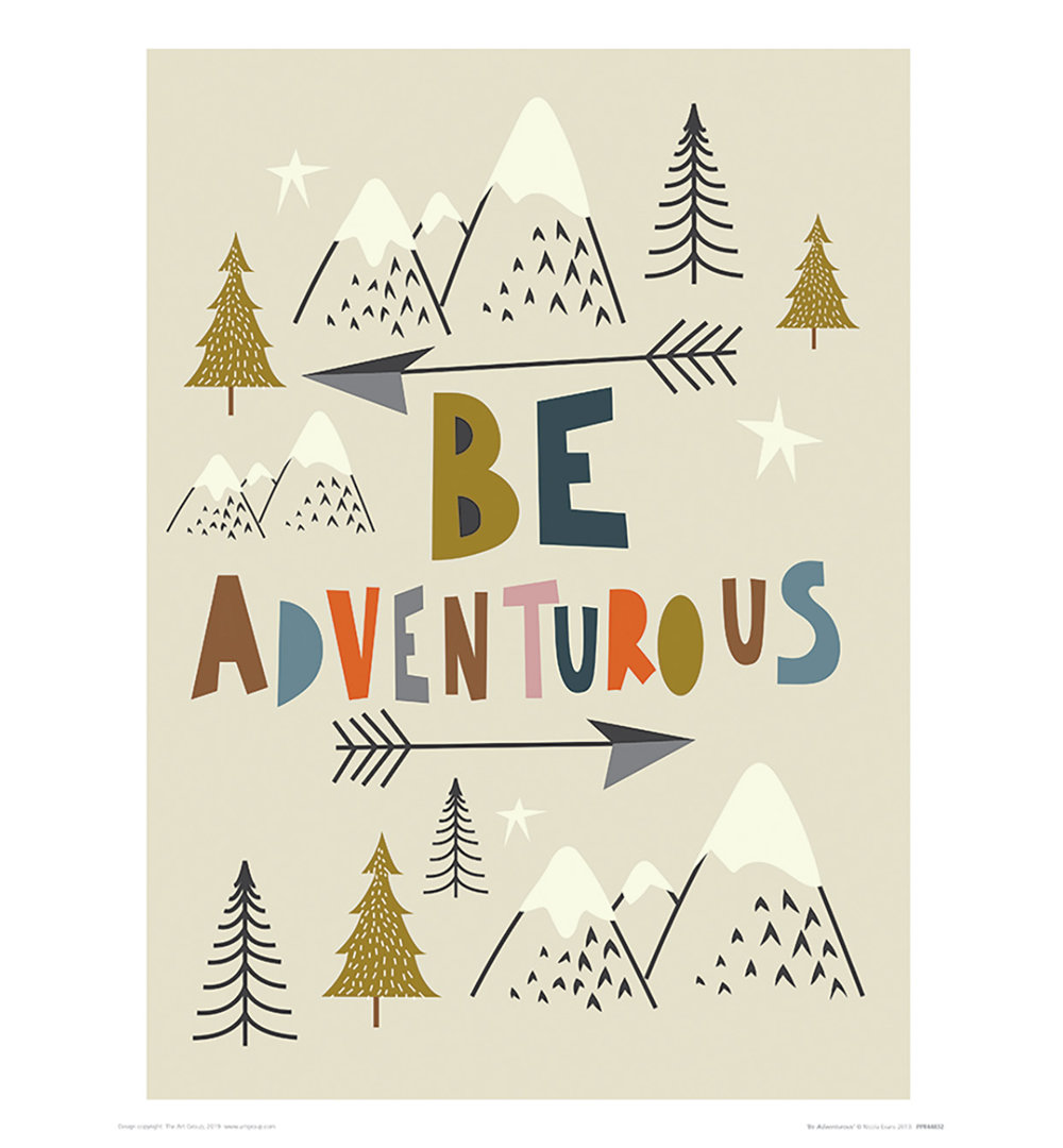 Be Adventurous by Nicola Evans - No Frame Painting
