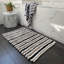 Alisbha Striped Chunky Bobble Bath Mat-16786833
