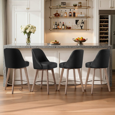 Tabouret de bar rotatif 26 po Kiain