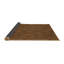 Tapis décoratif brun foncé géométrique-562068238