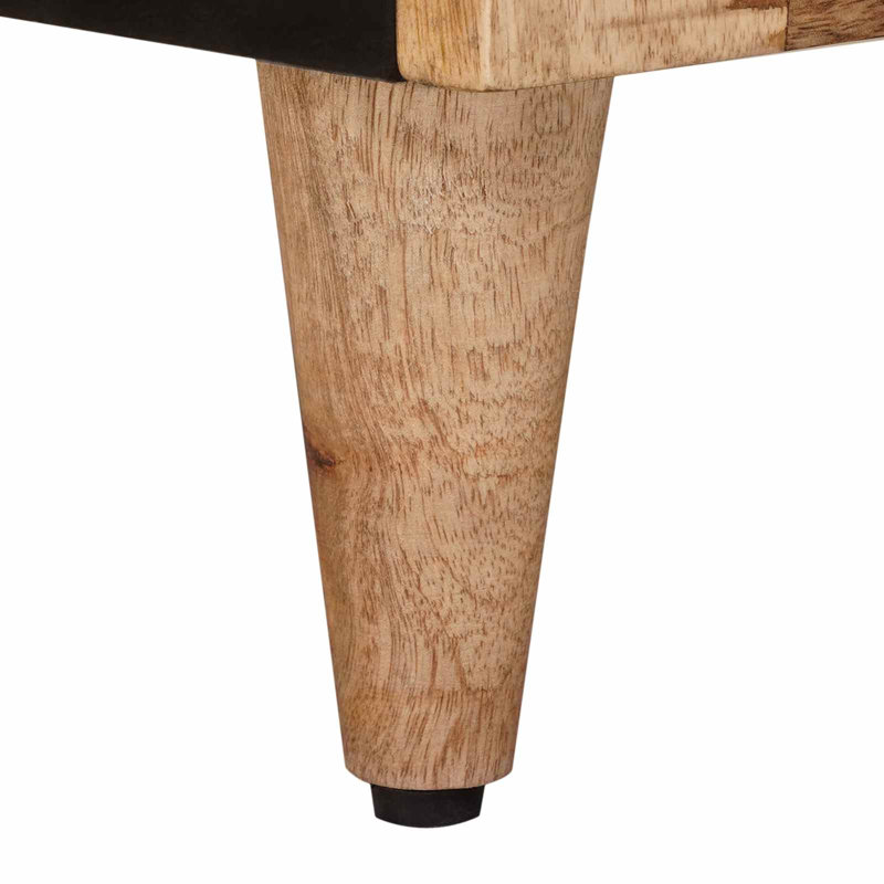 Solid Wood Rectangle Accent Cabinet