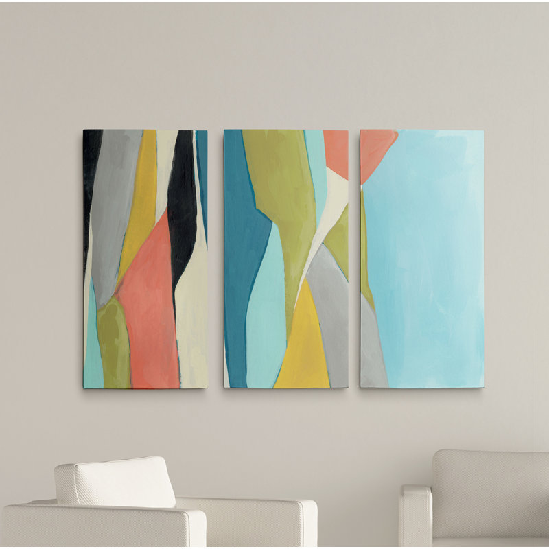 3 - Pieces, 24" H x 36" W x 1.5" D