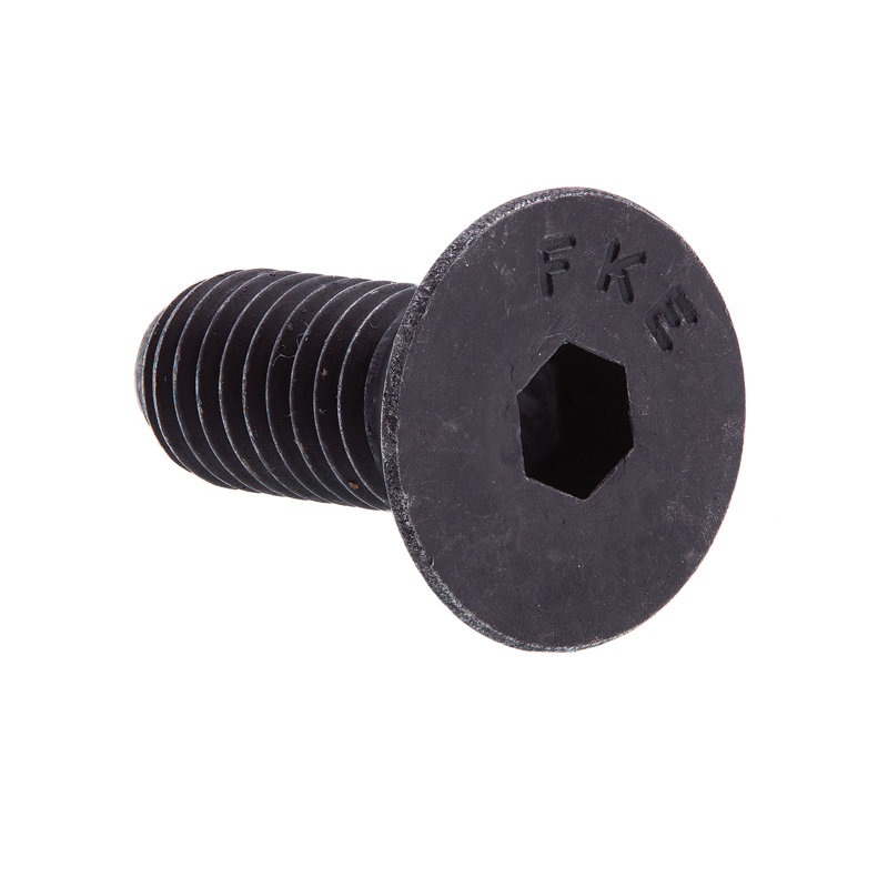 Socket Cap Screws, Flat Head, Hex (Allen) Drive, 3/8 in-16 X 1 in (25 Pack), 6" H x 3.6" W x 1.15" D, Black