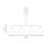 Hashimoto 4-Light Linear Chandelier in Matte Black-1863785308