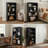 27.5”W 4-Tier Bookcase, Adjustable Storage Shelf for Living Room, Bedroom & Home Office, Black-1236309874