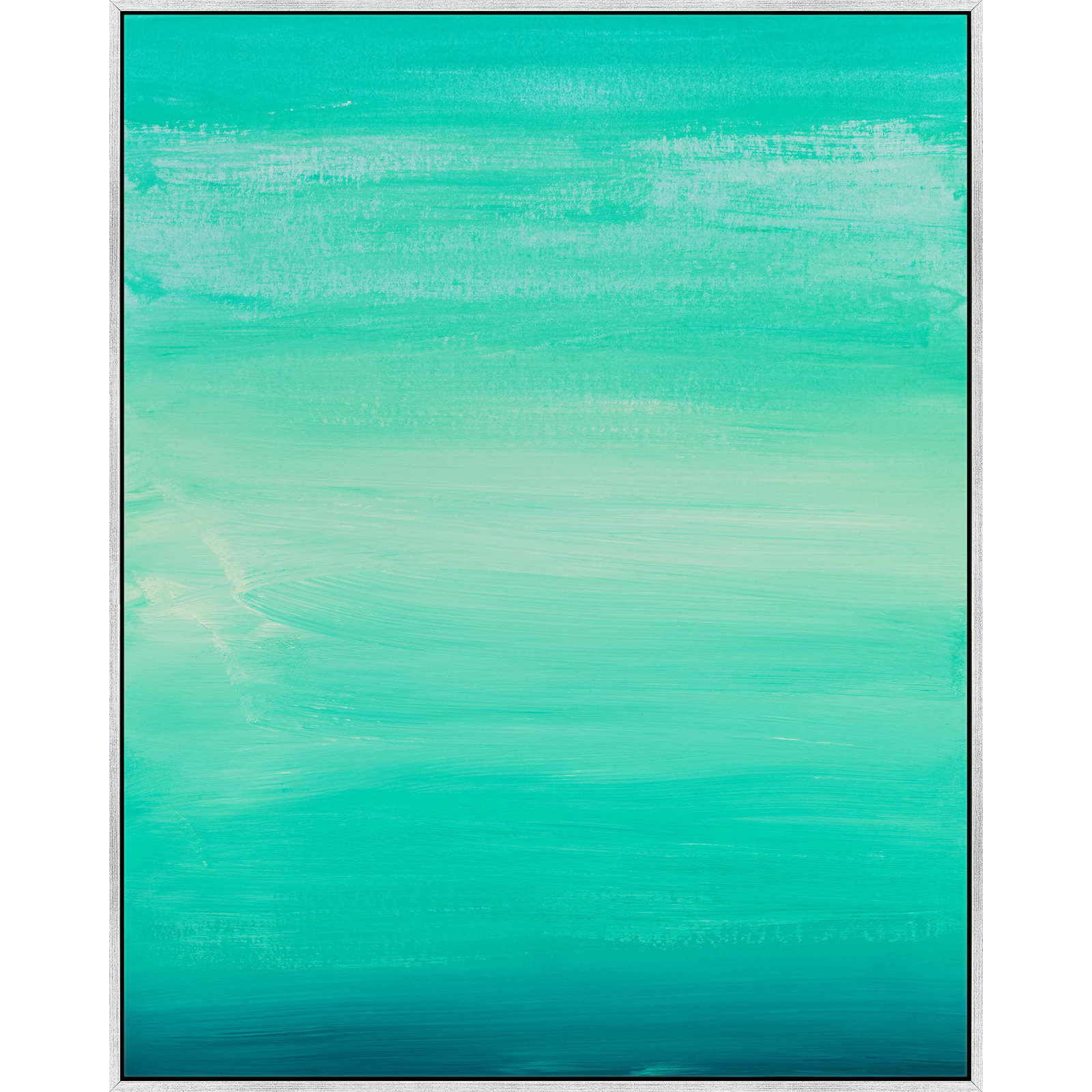 Geriene "Daydream 3" Print by Andrea Stokes, 20" H x 16" W x 1.25" D, Silver Framed Canvas