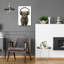 Art mural en verre Epic Art «Music Cow» par Yvette St. Amant-106414060