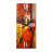 Little Bridge in Orange Autumn Landscape I - Traditional Wall Clock-1065831059
