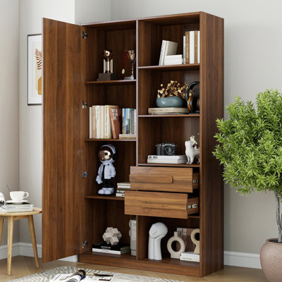 Garde-manger de style campagnard 69 "avec tablettes ouvertes
