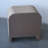 Fratcher Modern Arch Top Nightstand with Waterfall Edge and 2 Drawers-Sculptural Nightstand or End Table with Drawer Storage