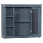 Meuble-lavabo moderne de 36 pouces avec lavabo supérieur, armoire à miroir Royal et portes et tiroirs à fermeture en douceur pour un rangement efficace