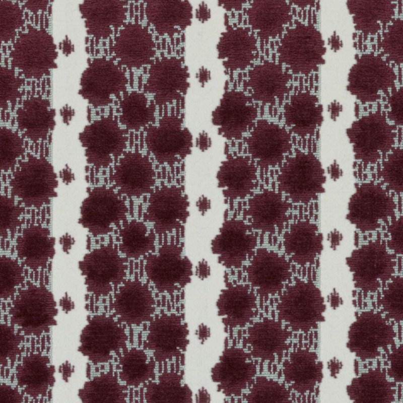 Tissu Duralee Soskin, Groseille