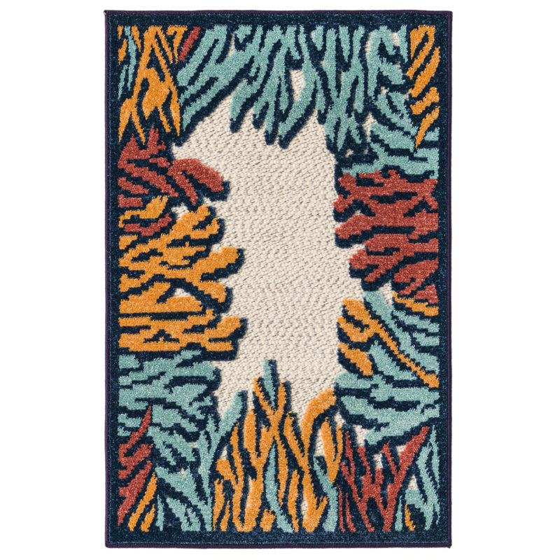 Outdoor Askersund Area Rug Mix Color, Rectangle 2' x 3'