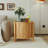 Coffee Table, Modern Round Rotating with Rattan