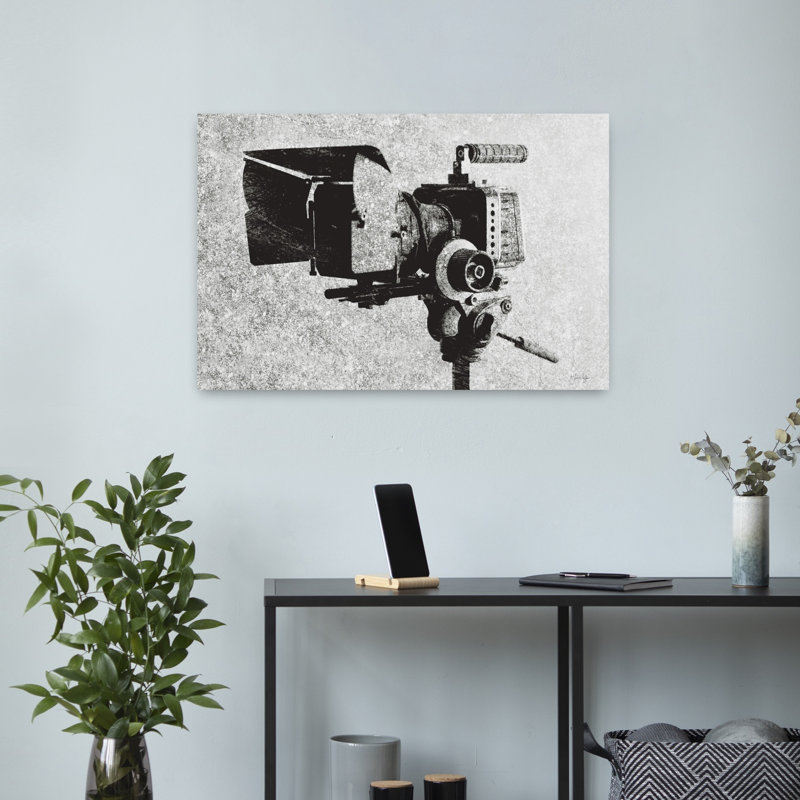 True Film Abstract Art contemporain, H 16 po x l 24 po