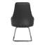 Fauteuil de bureau et de conférence en cuir Stiller - Siège de bureau avec accoudoirs fixes, soutien lombaire, base pivotante et structure en fer-1245559509