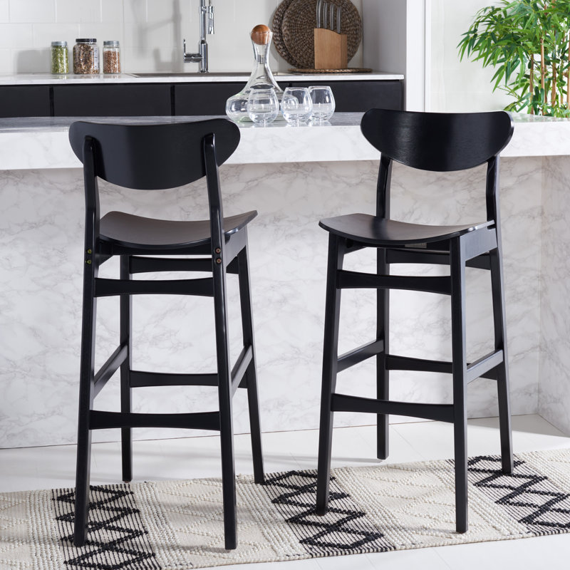 Tabouret de bar 29,53 po, Noir
