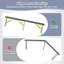  6 ft Plastic Folding Bench Portable Fold-in-Half Seat w/ 1320 LBS Capacity Coffee-2011080123
