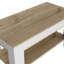 Table de rangement, une tablette de table extensible, quatre pieds, tablette inférieure-84377358