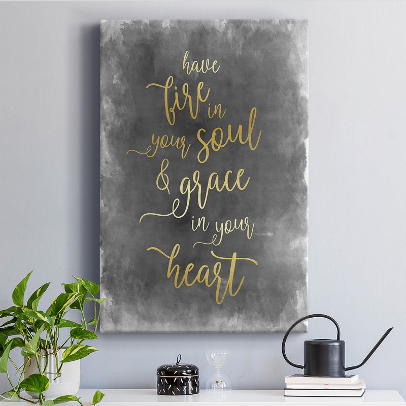 " Fire In Your Soul ", 12" H x 8" W x 1" D