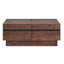 Table basse à piédestal avec rangement Holten