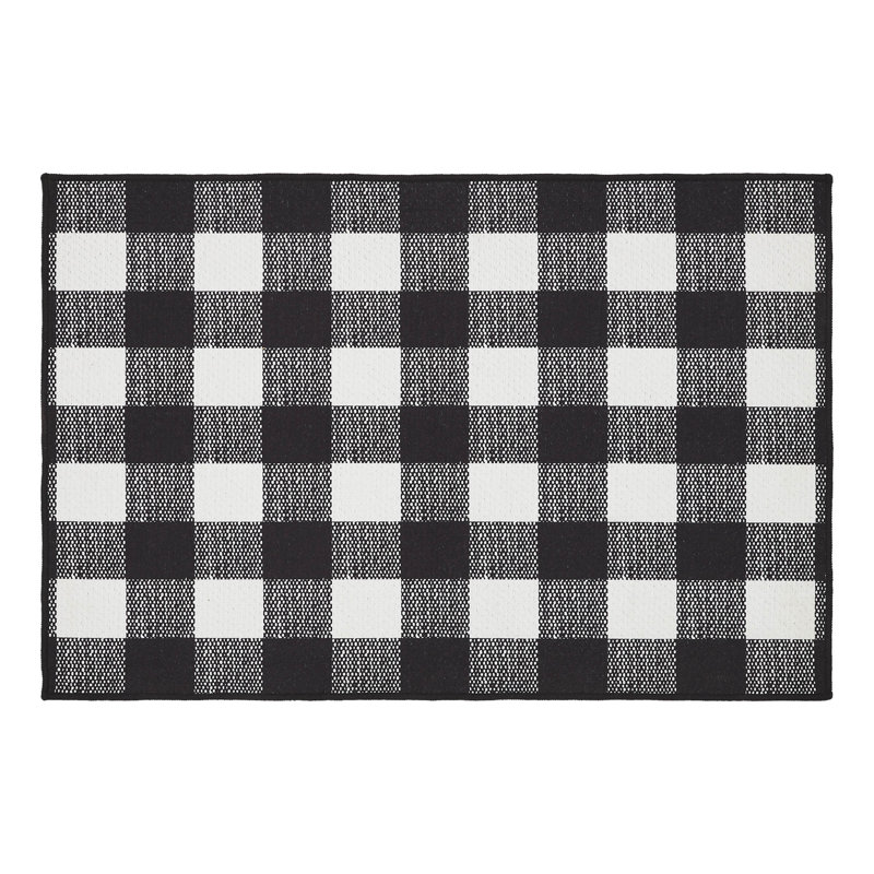  Tapis intérieur / extérieur en polyester tissé à la machine Annie, Rectangle 2 pi x 3 pi