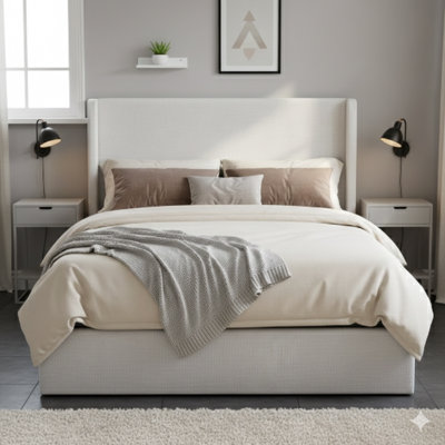 Caron 4.0 Ergonomic Queen Size Adjustable Bed Base, Featuring Electric Adjustment For Head And Foot Incline, Includes A Wireless Remote Control And Massage Functions.