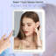 Miroir de maquillage de voyage moderne pliable à DEL 10X-1608551027