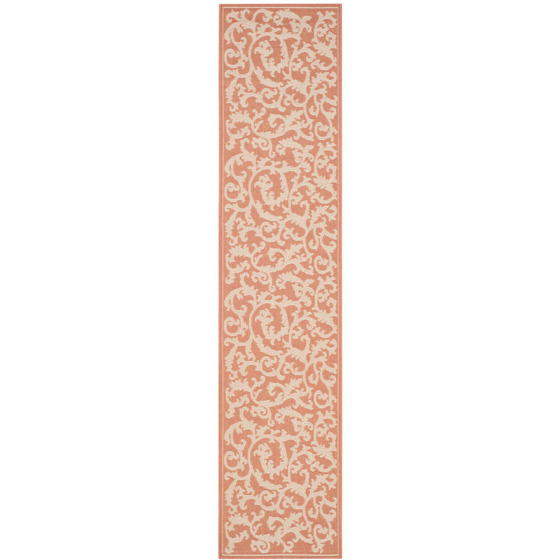 Herefordshire Performance Floral Indoor/Outdoor Area Rug, Runner 2'3" x 10'