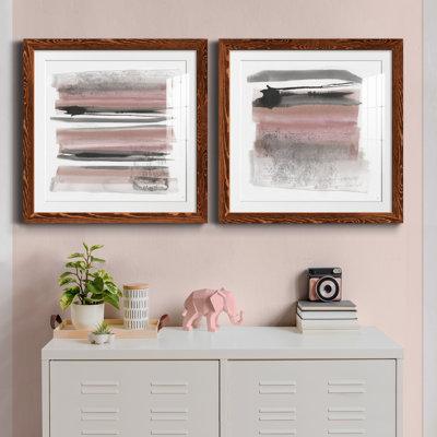 Sundown Turnwood I - ensemble de 2 peintures encadrées