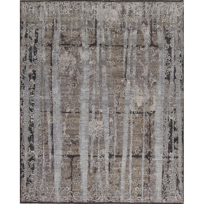 Mayfair Wool Damask Area Rug