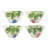 Nutcrackers Assorted Cereal Bowls - Set of 4