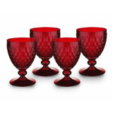 Villeroy & Boch Boston Colored Lead Free Crystal Goblet Set