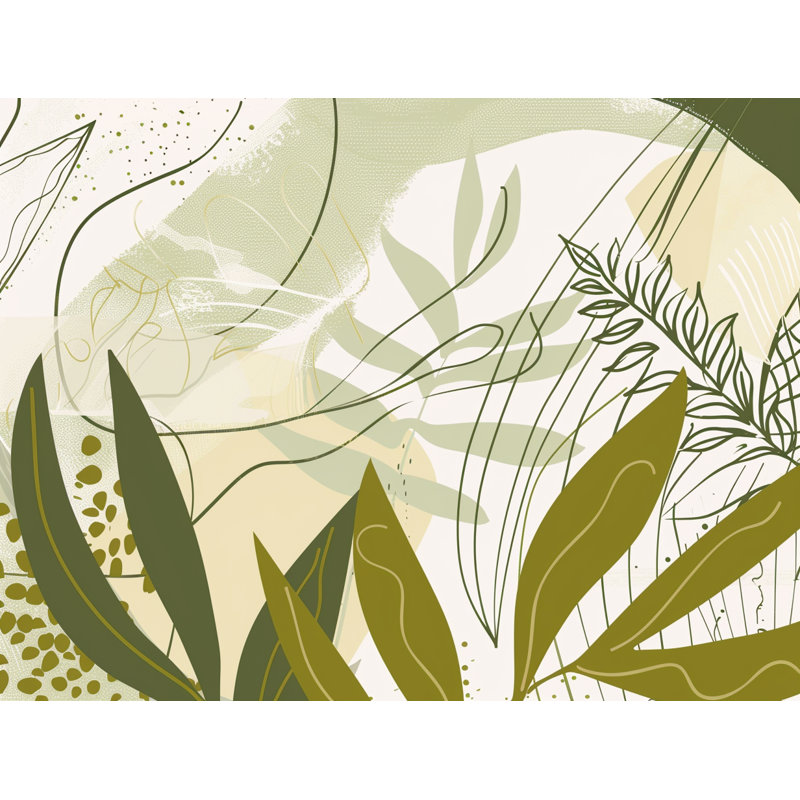 Coussin décoratif réversible Foliage, H 18 po x l 18 po