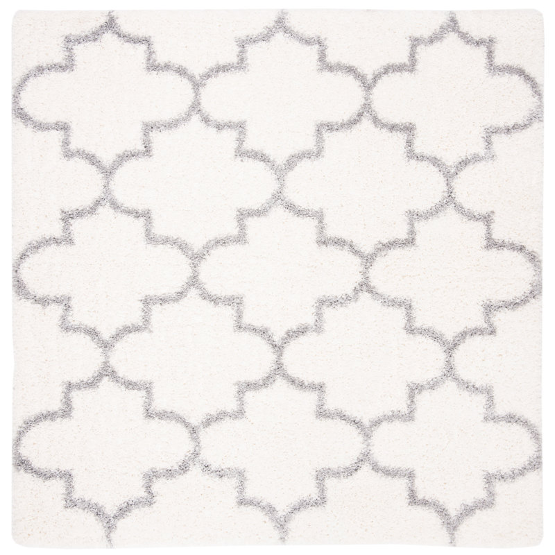 Mackinnon Shag 800 Performance Geometric Rug, Square 6'7"