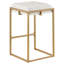 Tabouret de comptoir rembourré avec structure en métal Hicklin-100413402