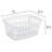 Sterilite 1.5 Bu Rectangular Laundry Basket, Classic Design to Carry Clothes to Laundry Room