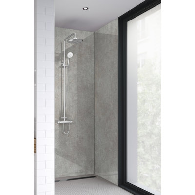 60mm 59mm W x 242mm H Decorative Wall Panel with Glass