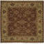 Wool Oriental Area Rug in Brown/Beige-1209047553