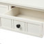 Console Daisy Series avec deux tiroirs et une tablette inférieure (blanc ivoire)-1028309895