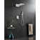 Thermostatic Complete Shower System with Rough in-Valve