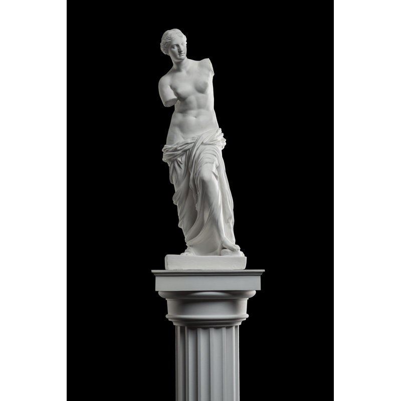 Statue Of Venus Column - Wrapped Canvas Print, 30cm H x 20cm W x 3.8cm D