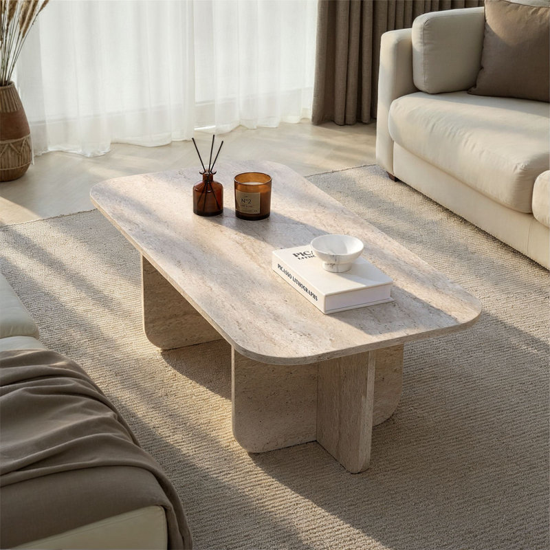 Tatjana Coffee Table, Travertine