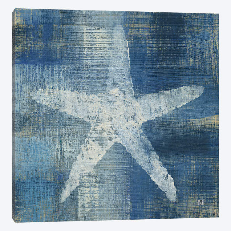 Batik Seas II par Studio Mousseau - impression sur toile tendue, H 48 po x l 48 po x P 1,5 po, Toile tendue