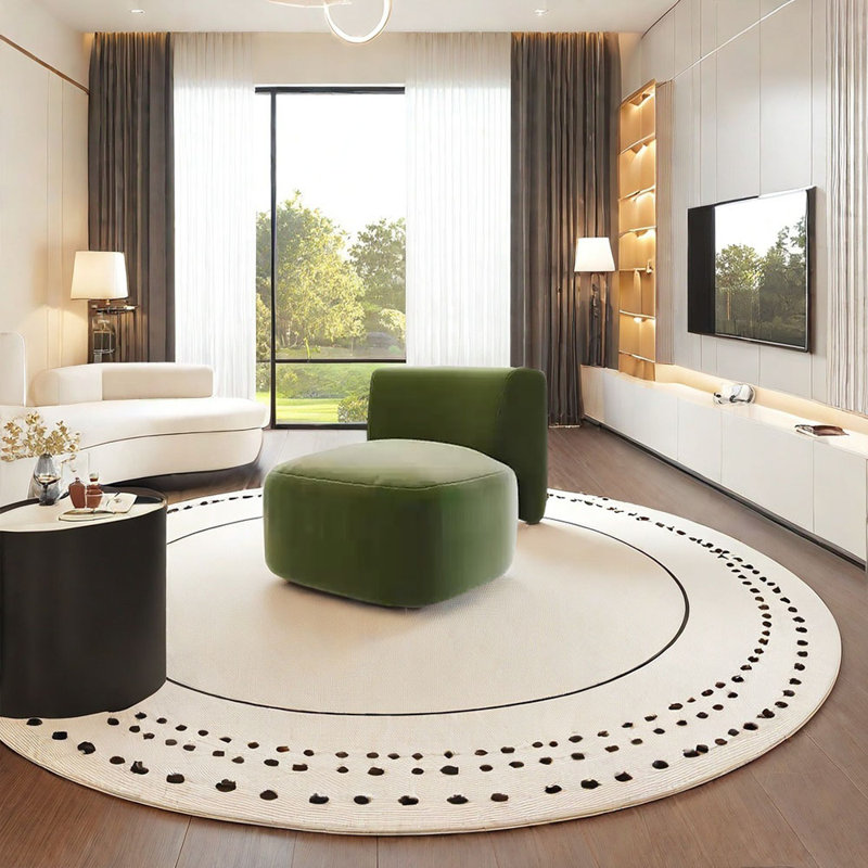 Cream  style semi-circular curved sofa