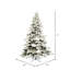 Sapin de Noël blanc givré-2030673565