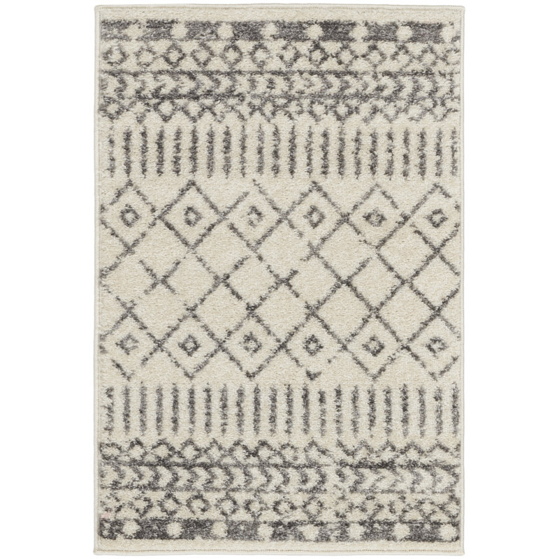 Tapis ivoire scandinave Augusta, Rectangle 1 pi 10 po x 2 pi 10 po